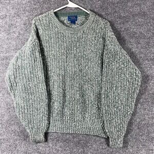 VTG Cambridge Classics Sweater Mens Large Green Heavyweight Pullover Retro 90s